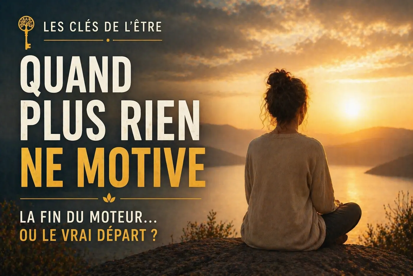 Quand plus rien ne motive : la fin du moteur… ou le vrai départ ?